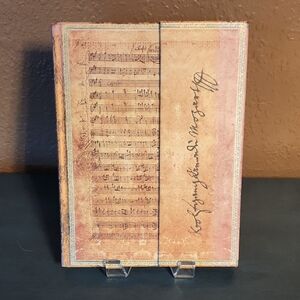 Mozart Themed Lined Journal NWOT